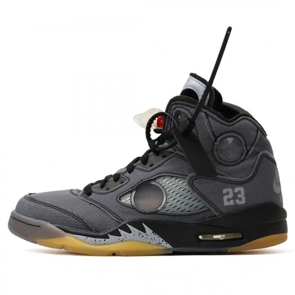 Nike Air Jordan 5 Retro "Off-White Black" Herren AJ5 Sneakers CT8480-001