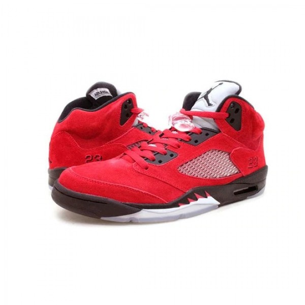 Nike Air Jordan 5 Retro "Raging Bull Red" 2021 Herren/Damen AJ5 Sneakers DD0587-600