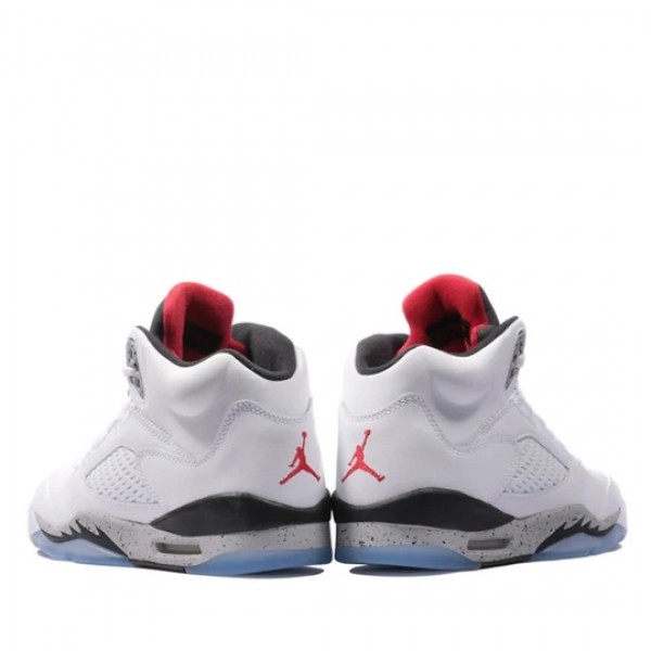 Nike Air Jordan 5 Retro "White Cement" GS AJ5 Sneakers 440888-104