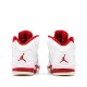 Nike Air Jordan 5 Retro "White Pink Red" Herren/Damen AJ5 Sneakers 440892-106