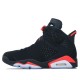 Nike Air Jordan 6 Retro "Black Infrared" 2019 Herren/Damen AJ6 Sneakers 384664-060