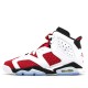 Nike Air Jordan 6 Retro "Carmine" 2021 Herren/Damen AJ6 Sneakers 384665-106