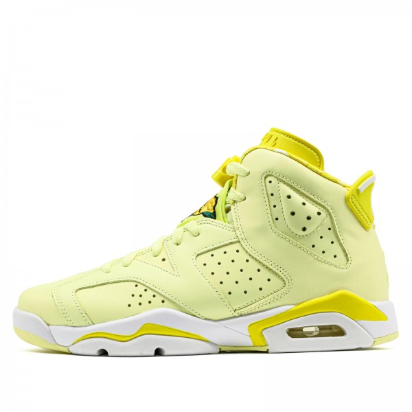 Nike Air Jordan 6 Retro "Dynamic Yellow Floral" GS AJ6 Sneakers 543390-800