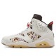 Nike Air Jordan 6 Retro "Quai 54 Sail Brown 2020" Damen/Herren AJ6 Sneakers CZ4152-100