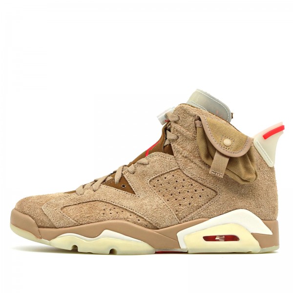 Nike Air Jordan 6 Retro "Travis Scott British Khaki" Herren AJ6 Sneakers DH0690-200