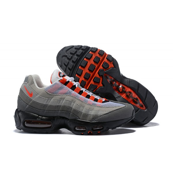 Herren  Air Max 95 OG Grau Rot AT2865-100 Schuhe