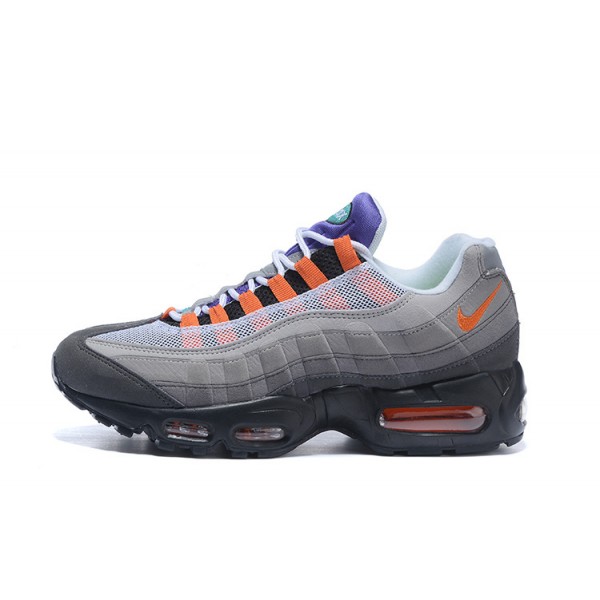 Damen/Herren Air Max 95 OG QS Schwarzsafety Orangevolt 810374-078 Schuhe