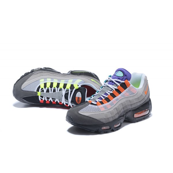 Damen/Herren Air Max 95 OG QS Schwarzsafety Orangevolt 810374-078 Schuhe