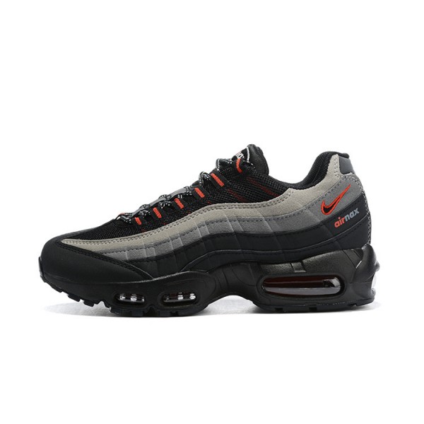 Herren Air Max 95 TT Schwarz Grau Rot CW7477-001 Schuhe