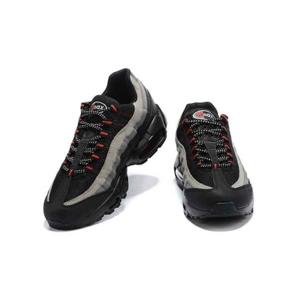 Herren Air Max 95 TT Schwarz Grau Rot CW7477-001 Schuhe