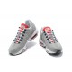 Herren Air Max 95 TT Grau Weiß und Rot Schuhe 