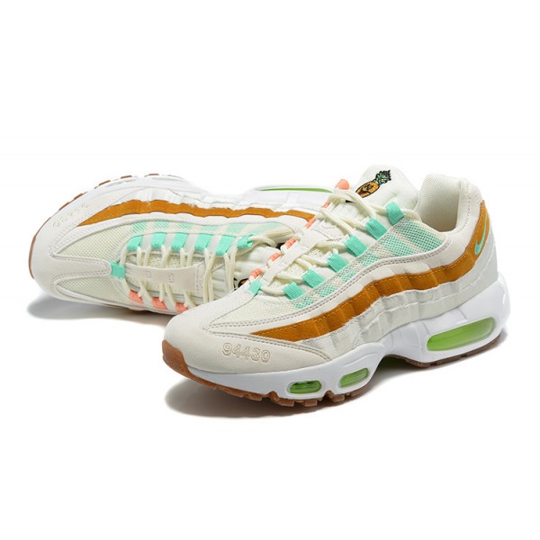 Herren Air Max 95 TT Weiß  Grün Braun CZ0154-100 Schuhe