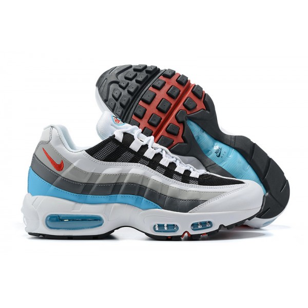 Herren Air Max 95 TT Weiß Rot Schwarz CV6971-100 Schuhe