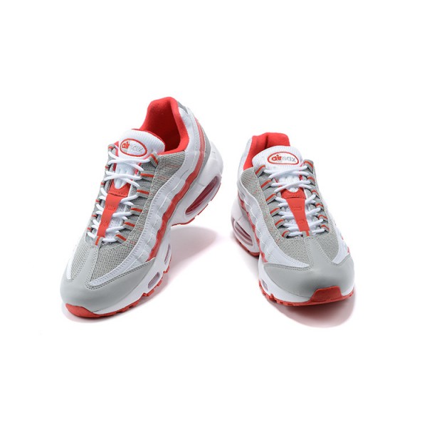 Herren Air Max 95 TT Weiß Rot und Grau Schuhe