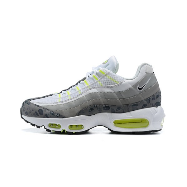 Herren Air Max 95 TT Weiß und Grau Schuhe