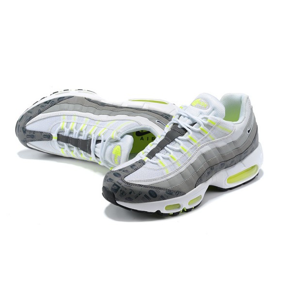 Herren Air Max 95 TT Weiß und Grau Schuhe