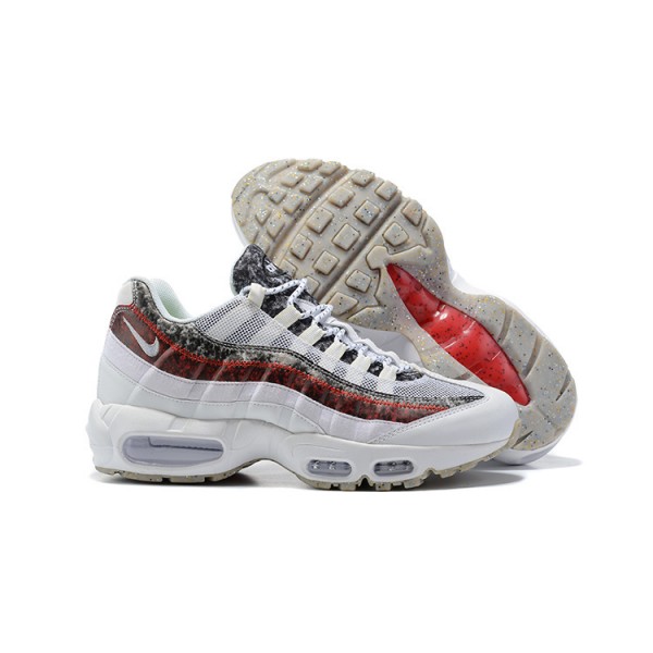 Herren Air Max 95 TT Weiß und Rot Schuhe