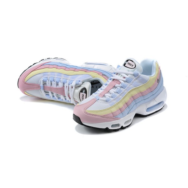 Damen Air Max 95 TT Blau Gelb Rosa Schuhe