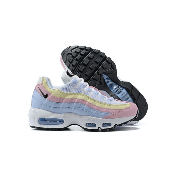 Damen Air Max 95 TT Blau Gelb Rosa Schuhe