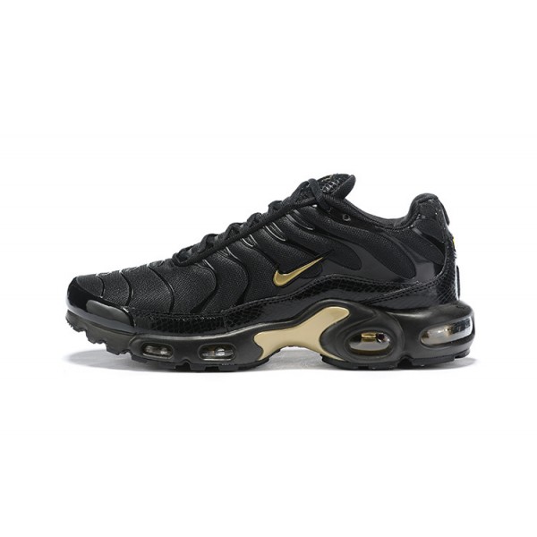 Herren Air Max Plus Tn Schwarz Gold 852630-001 Schuhe