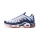 Herren Air Max Plus Tn QS Weiß Blau und Rot Schuhe