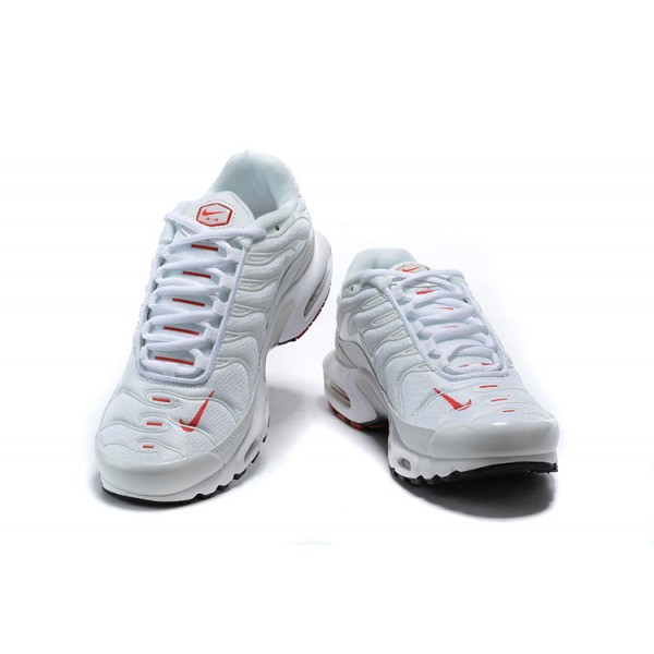 Herren Air Max Plus Tn Weiß Rot CU3454-100 Schuhe