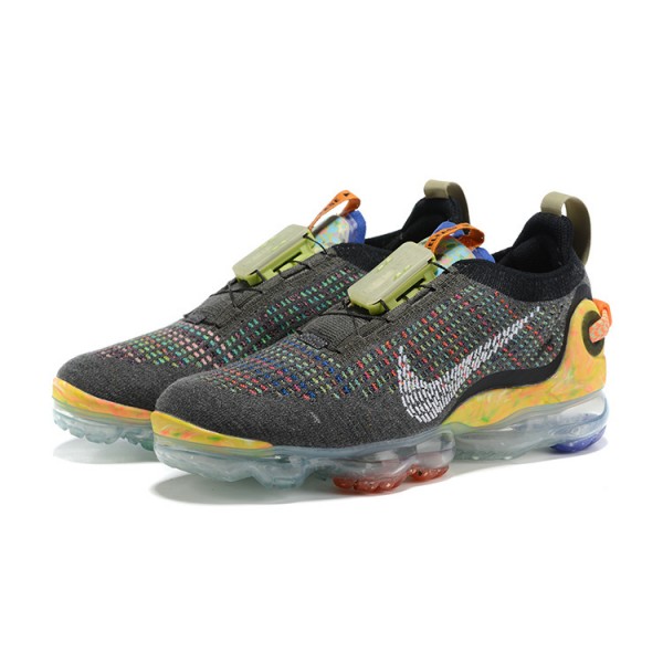 Damen/Herren Air VaporMax 2020 Flyknit Grau Gelb CJ6740-002 Schuhe