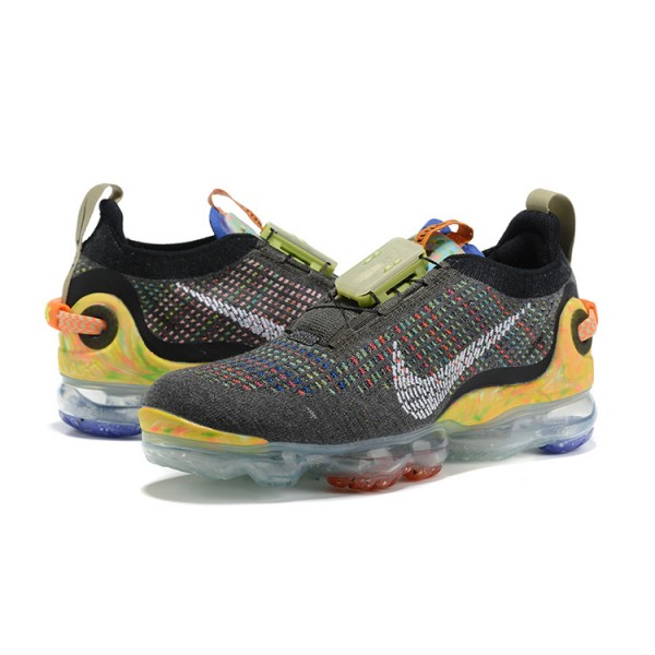 Damen/Herren Air VaporMax 2020 Flyknit Grau Gelb CJ6740-002 Schuhe