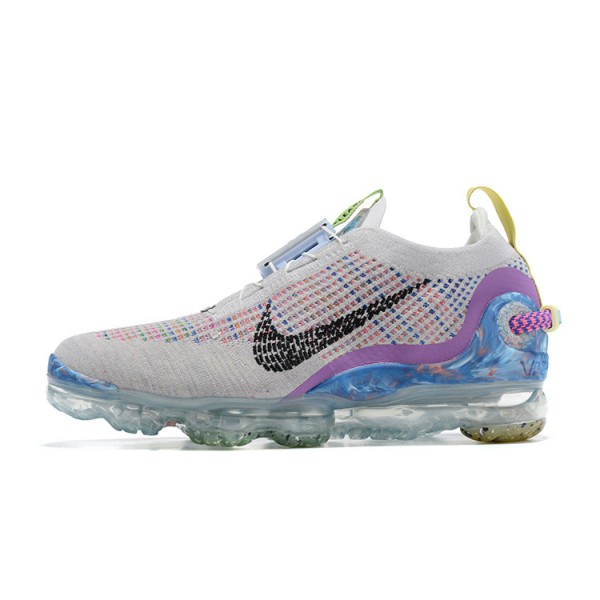 Damen/Herren Air VaporMax 2020 Flyknit Weiß Purpl CJ6740-001 Schuhee