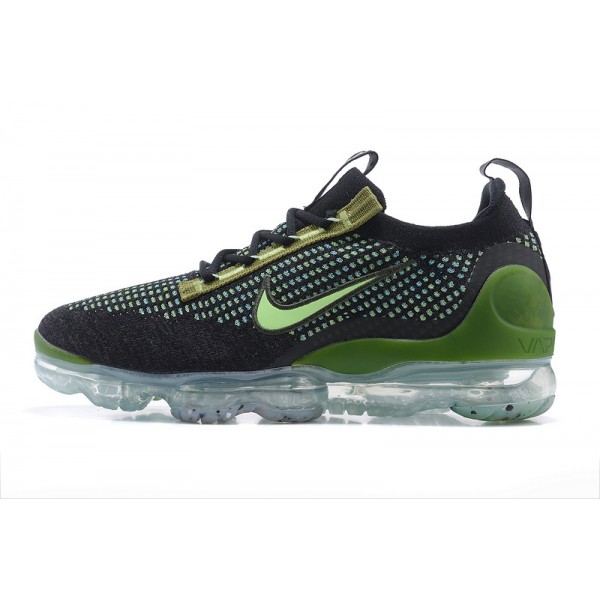 Damen/Herren Air VaporMax 2021 Flyknit Schwarz Grün DQ7640-001 Schuhe