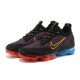 Damen/Herren Air VaporMax 2021 Flyknit Schwarz Rot und Blau Schuhe