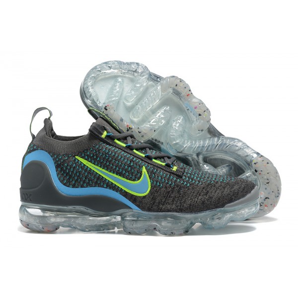 Damen/Herren Air VaporMax 2021 Flyknit Grau Blau DB1550-001 Schuhe