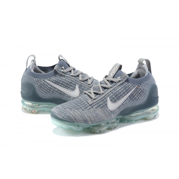 Damen/Herren Air VaporMax 2021 Flyknit Grau Blau DH4084-400 Schuhe