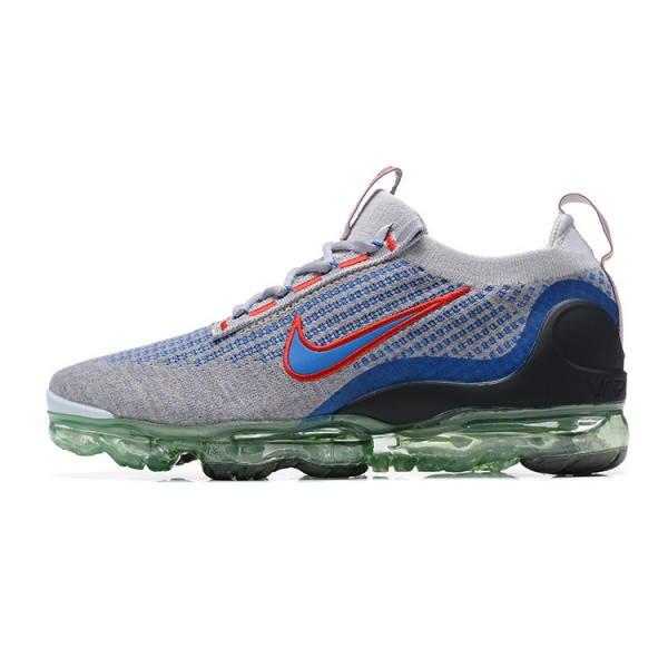 Damen/Herren Air VaporMax 2021 Flyknit Grau Blau DX3368-700 Schuhe