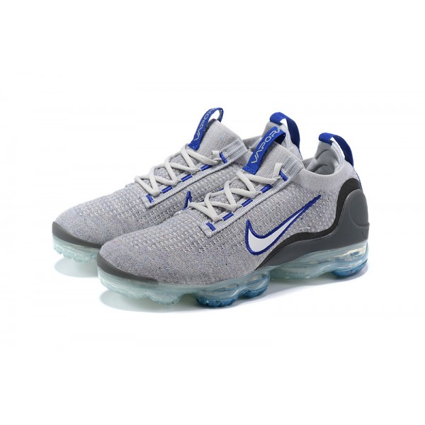 Damen/Herren Air VaporMax 2021 Flyknit Grau Blau Schuhe