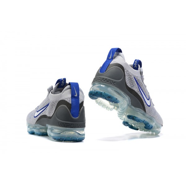 Damen/Herren Air VaporMax 2021 Flyknit Grau Blau Schuhe