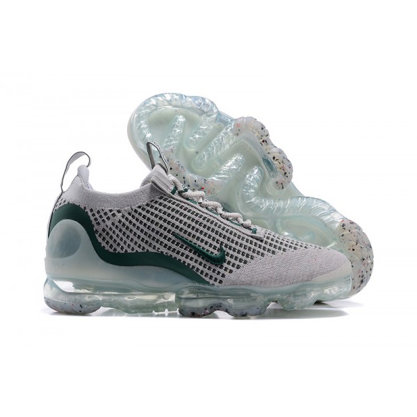 Damen/Herren Air VaporMax 2021 Flyknit Grau Grün DN3074-001 Schuhe