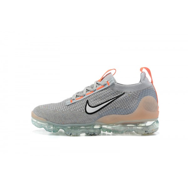 Damen/Herren Air VaporMax 2021 Flyknit Grau Orange DH4084-002 Schuhe