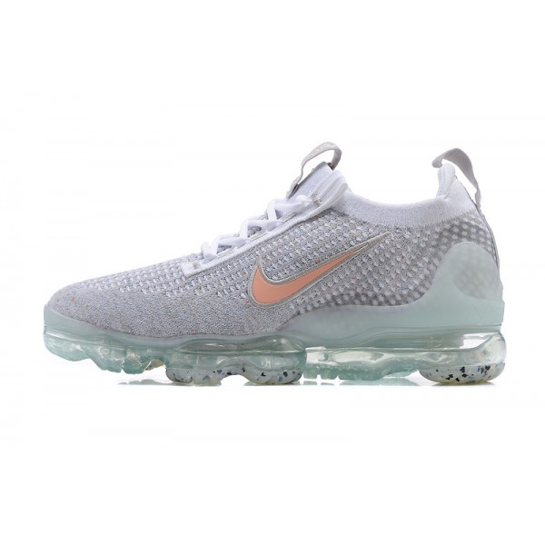 Damen/Herren Air VaporMax 2021 Flyknit Grau Orange DH4090-002 Schuhe