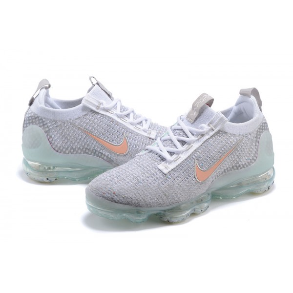 Damen/Herren Air VaporMax 2021 Flyknit Grau Orange DH4090-002 Schuhe