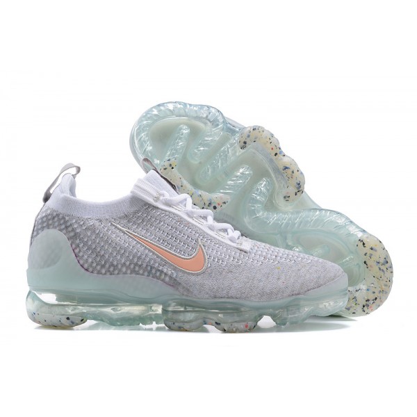 Damen/Herren Air VaporMax 2021 Flyknit Grau Orange DH4090-002 Schuhe