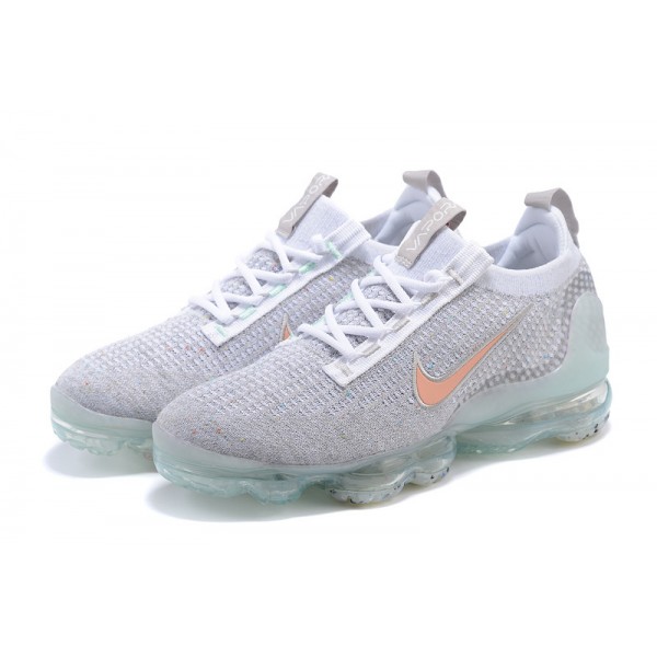 Damen/Herren Air VaporMax 2021 Flyknit Grau Orange DH4090-002 Schuhe