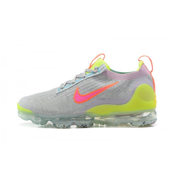 Damen/Herren Air VaporMax 2021 Flyknit Grau Rosa DH4088-002 Schuhe