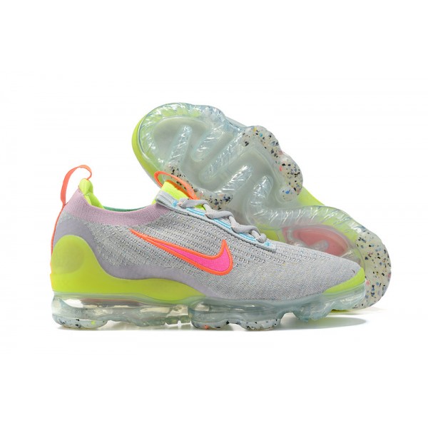 Damen/Herren Air VaporMax 2021 Flyknit Grau Rosa DH4088-002 Schuhe