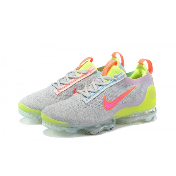 Damen/Herren Air VaporMax 2021 Flyknit Grau Rosa DH4088-002 Schuhe