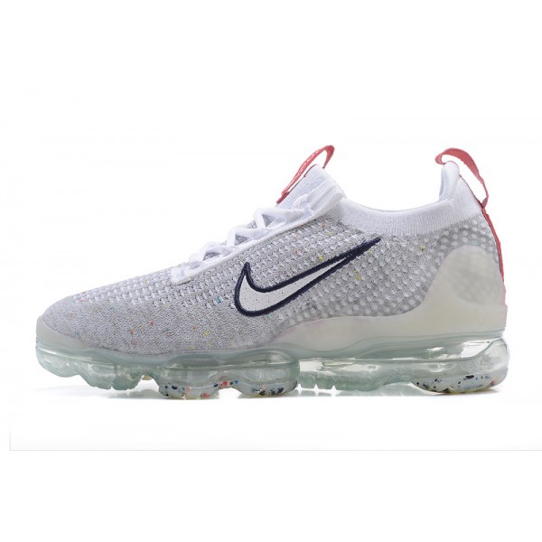 Damen/Herren Air VaporMax 2021 Flyknit Grau Rot DB1550-003 Schuhe