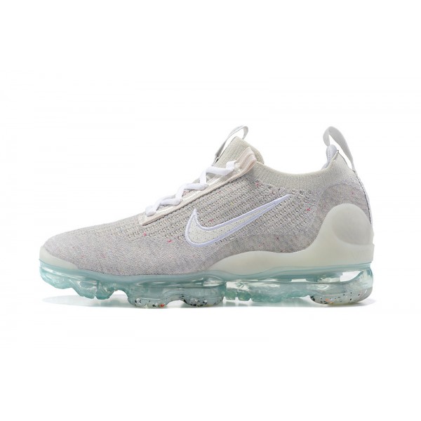 Damen/Herren Air VaporMax 2021 Flyknit Grau Weiß DH4088-001 Schuhe