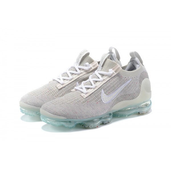 Damen/Herren Air VaporMax 2021 Flyknit Grau Weiß DH4088-001 Schuhe