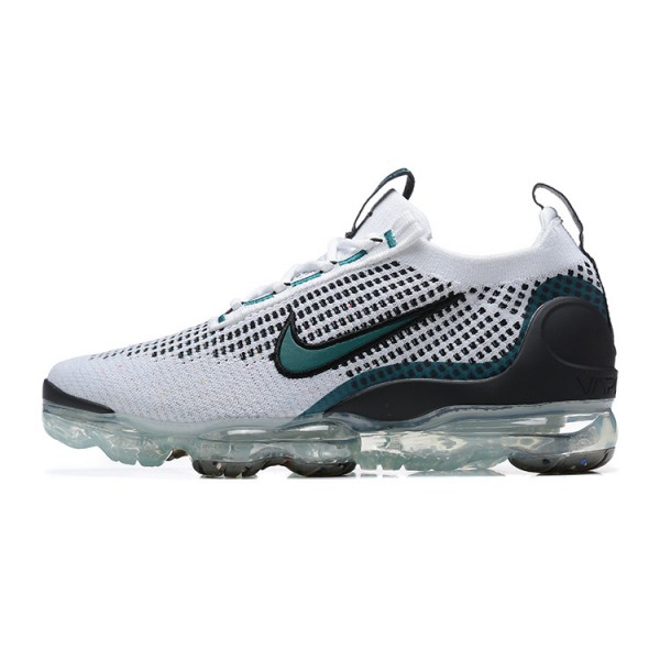 Damen/Herren Air VaporMax 2021 Flyknit Weiß Schwarz DQ3974-100 Schuhe