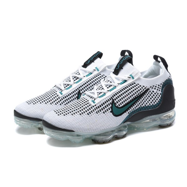 Damen/Herren Air VaporMax 2021 Flyknit Weiß Schwarz DQ3974-100 Schuhe